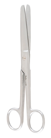 Scissors Abdominal Miltex® Doyen 7 Inch Length OR Grade German Stainless Steel NonSterile Finger Ring Handle Straight Blade Blunt Tip / Blunt Tip by Integra York PA, Inc. (Miltex)  ID 5-160